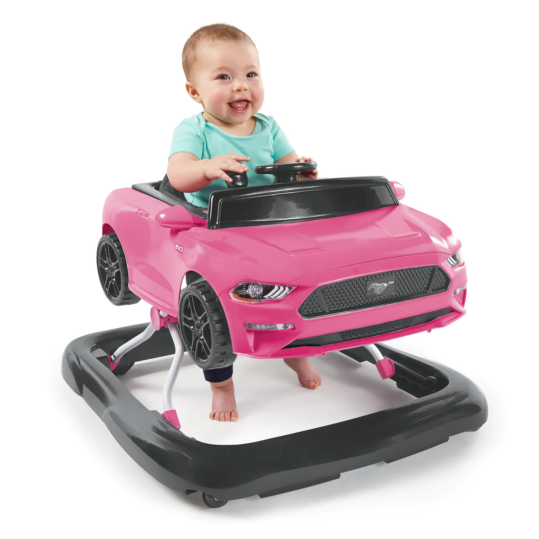 Bright Starts Ways to Play 4 in 1 Walker Ford Mustang Pink