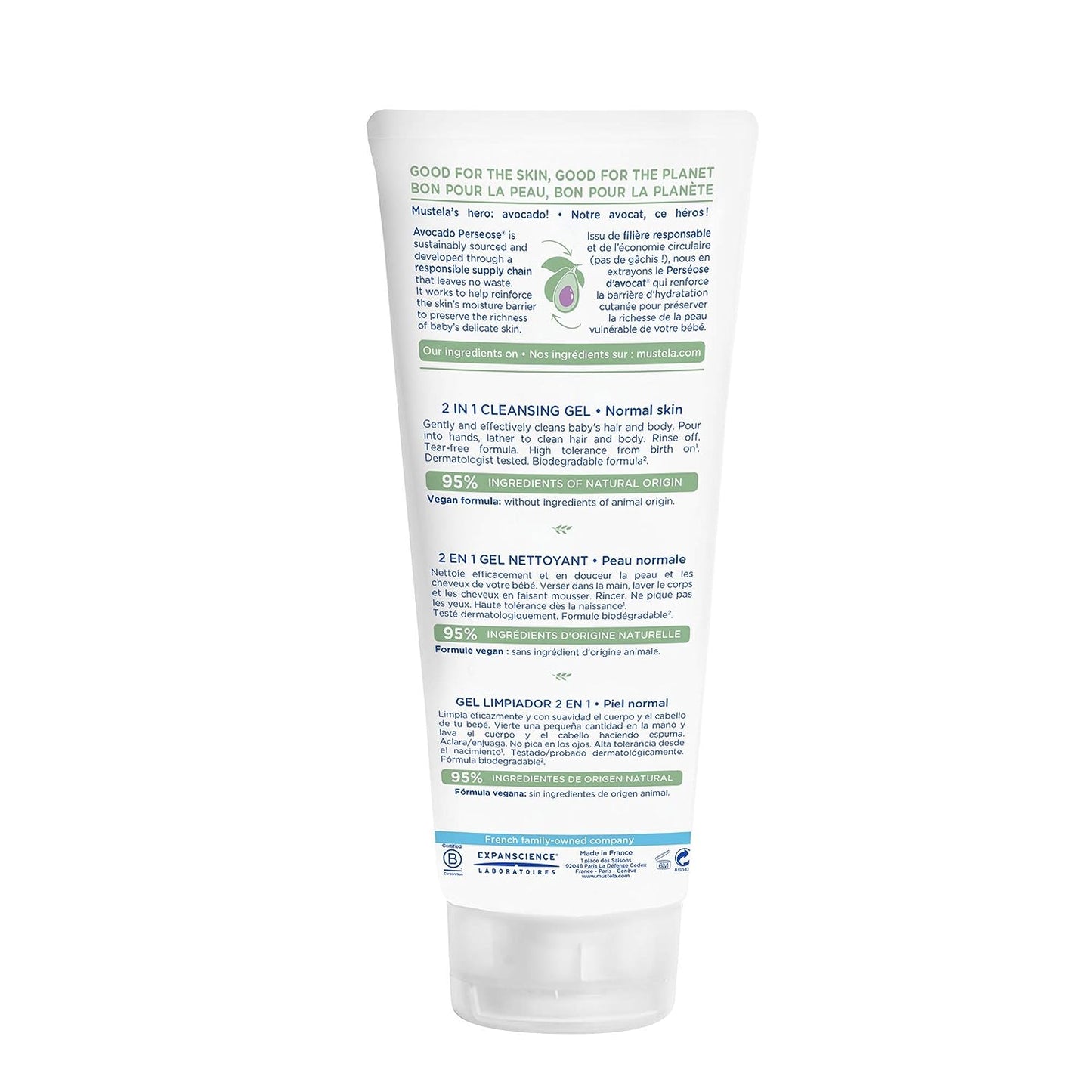 Mustela Gel Limpiador 2 en 1 6.8oz