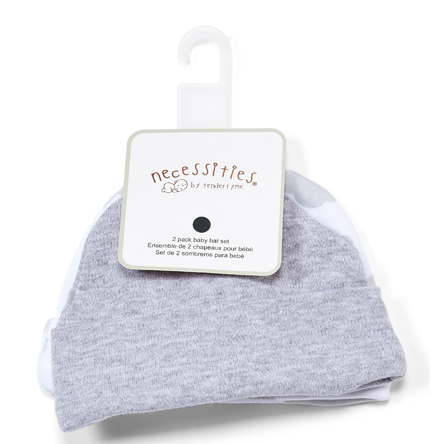 Conjunto de 2 chapéus Rose Textiles Heather - Nuvem Cinza