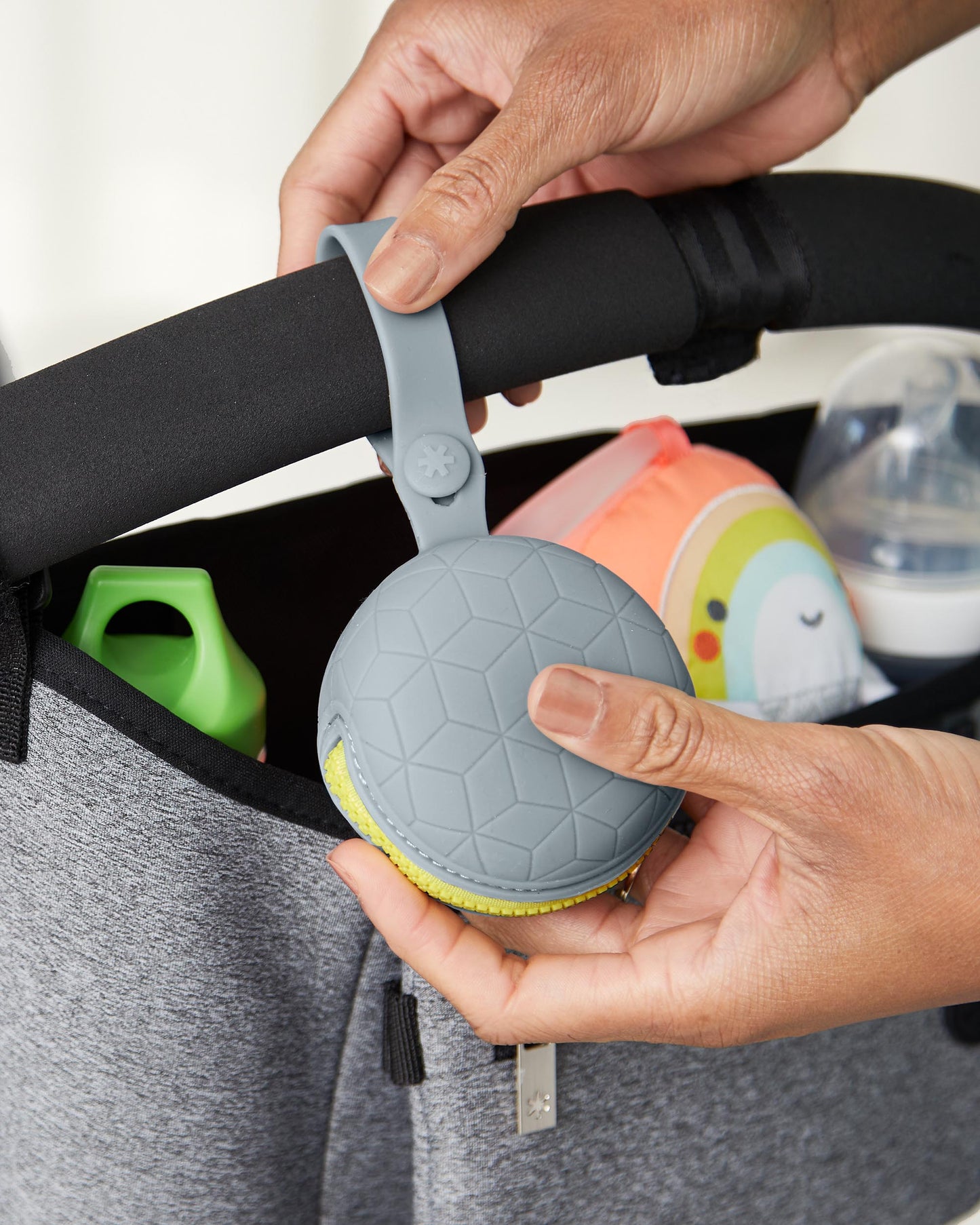 Skip Hop Grab and Go Silicone Pacifier Holder