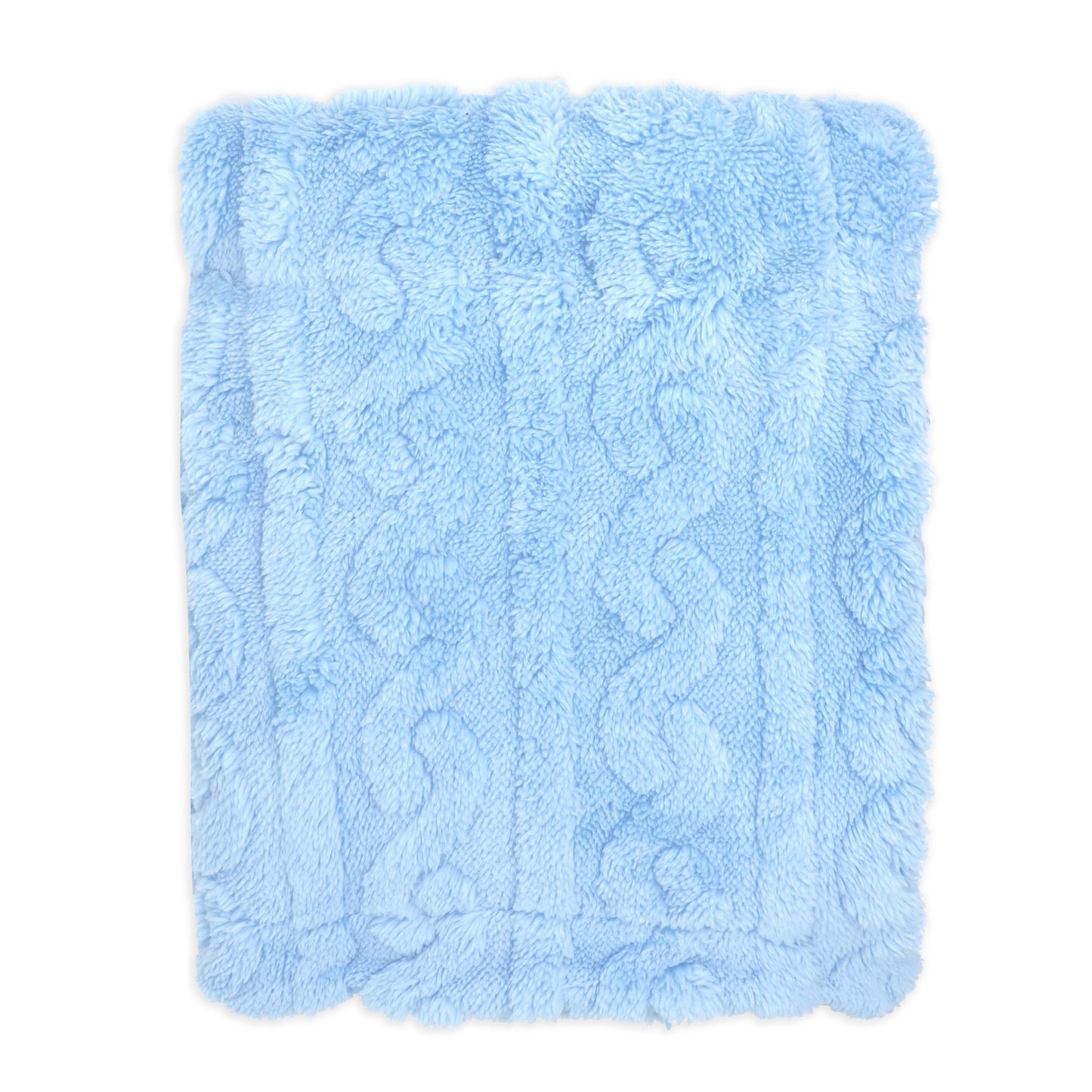 Cobertor Sherpa Esculpido Rose Textiles