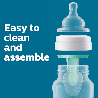 Avent Anti-Colic Baby Bottle with AirFree Vent, 9oz, 2pk - Clear