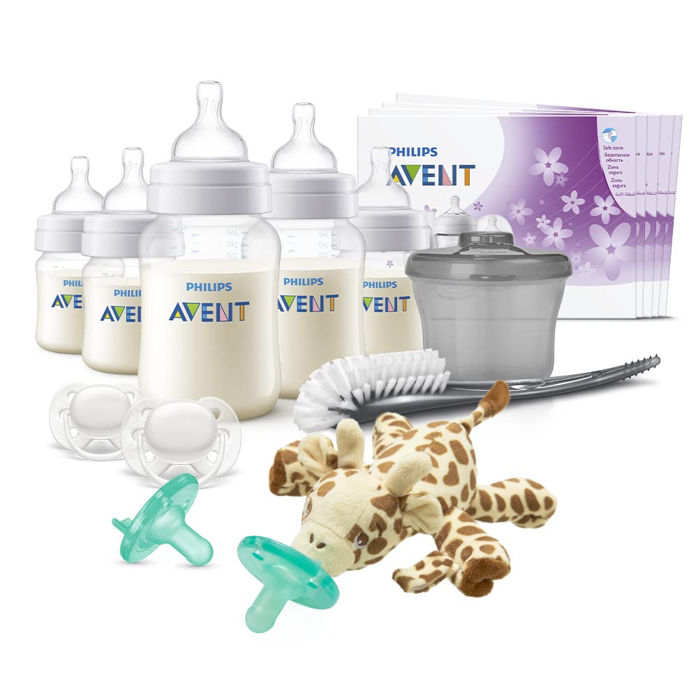 Avent Anti-Colic Baby Bottle with AirFree Vent Essentials Gift