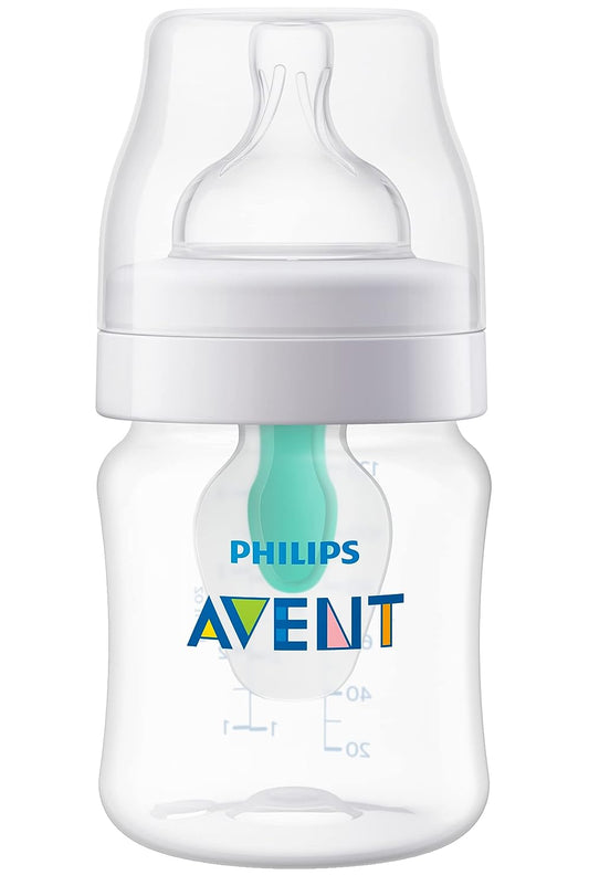 Avent Anti-Colic Baby Bottle with AirFree Vent 4oz, 1pk - Clear