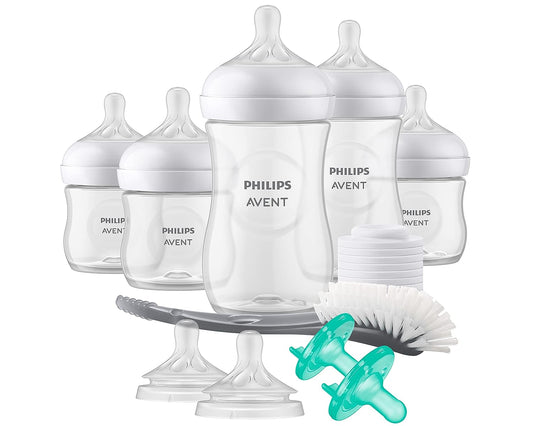 Avent Natural Baby Bottle With Natural Response Nipple - Newborn Baby Gift Set