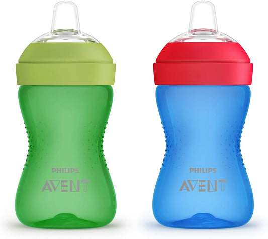 Avent My Grippy Spout Cup 10oz, 2 Pack - Blue & Green