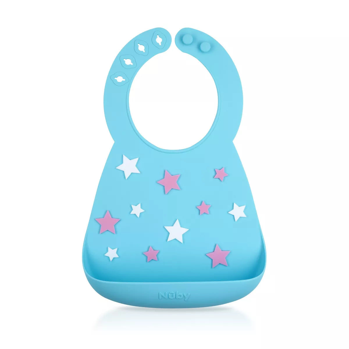 Babador de silicone Nuby 3D 6+m