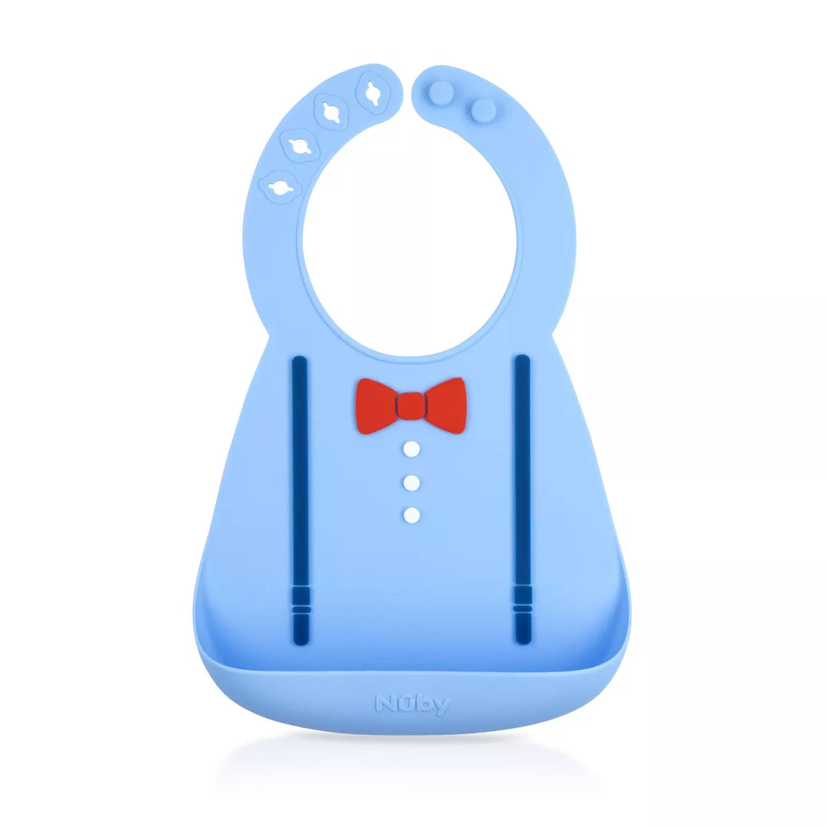 Nuby 3D Silicone Bib 6+m – idealbaby