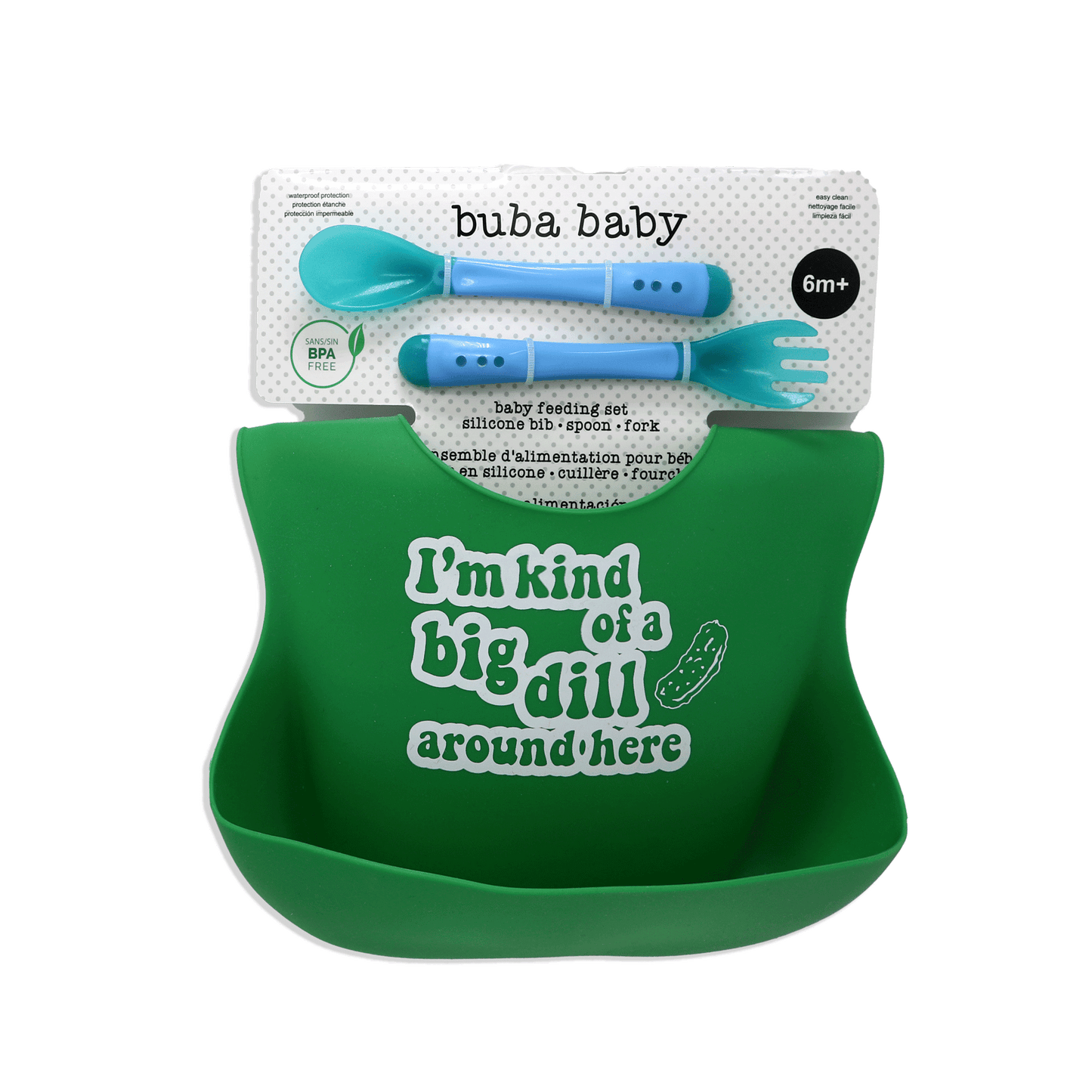 Rose Textiles Silicone Bib Feeding Set