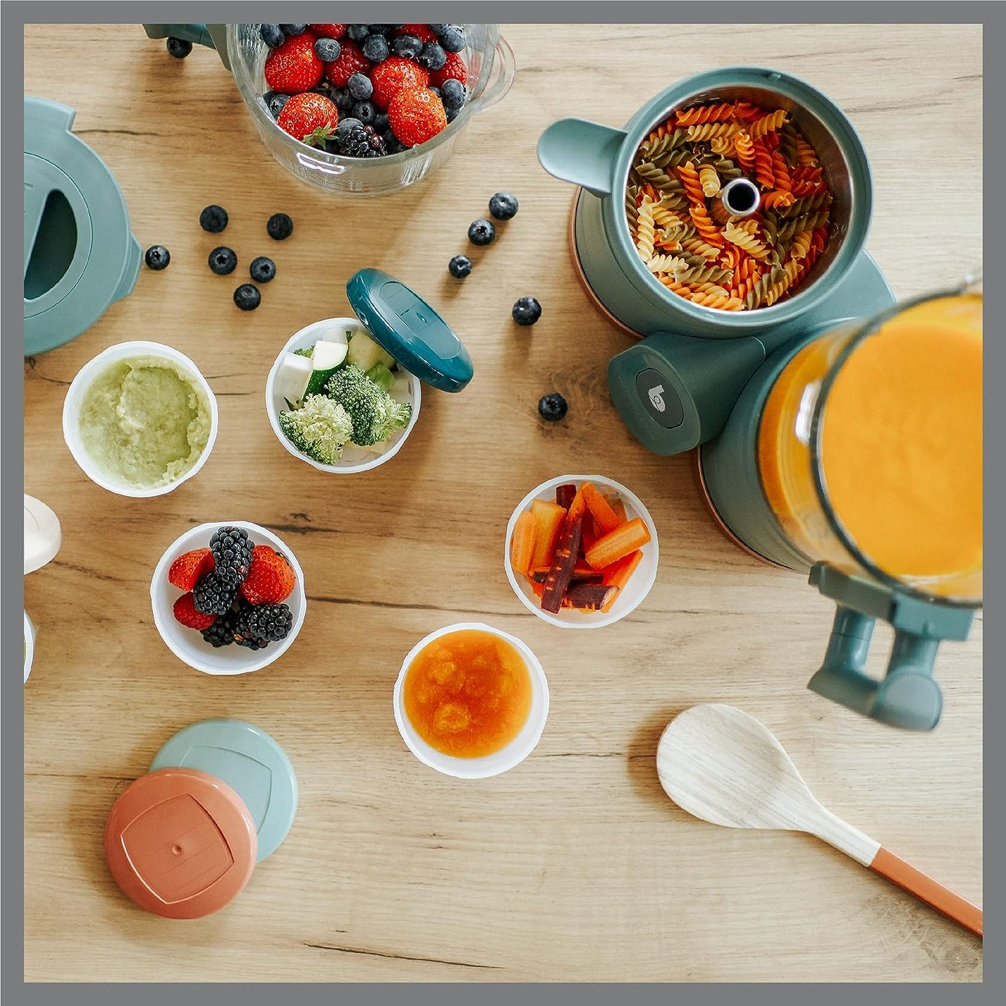 Procesador de alimentos 4 en 1 Baby Moov Duo Meal Glass