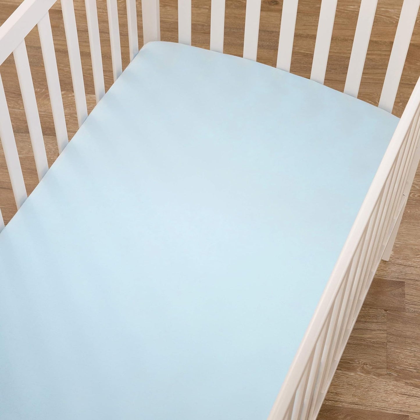 American Baby Supreme Cotton Jersey Crib Sheet - Blue