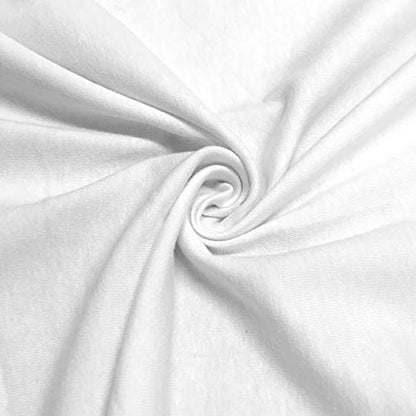 American Baby Supreme Cotton Jersey Crib Sheets - White