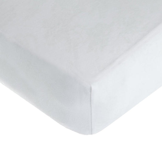 American Baby Supreme Cotton Jersey Crib Sheets - White