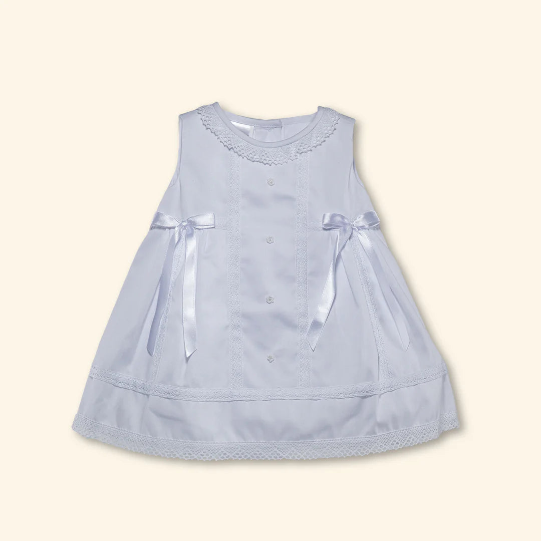 Karela Tamar White Pique Dress