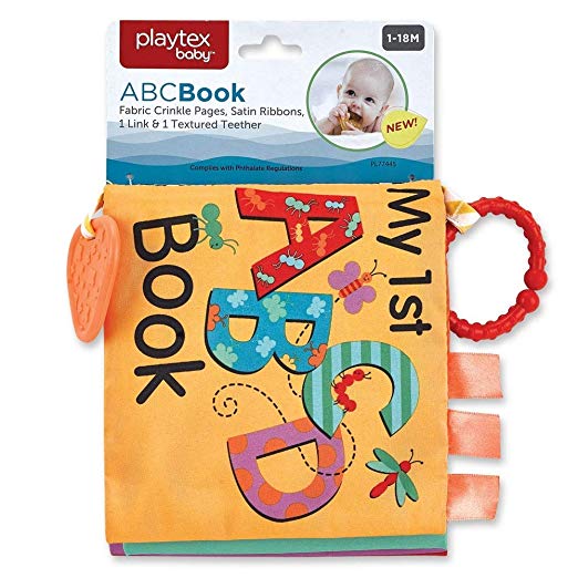Playtex Teether Baby 1st Teething ABC Book