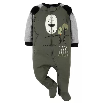 Gerber 2 pacotes para bebês meninos, urso, dormir e brincar