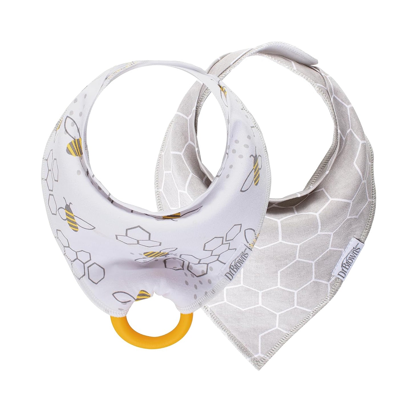 Dr. Brown’s Bandana Bib with Snap-On Removable Teether