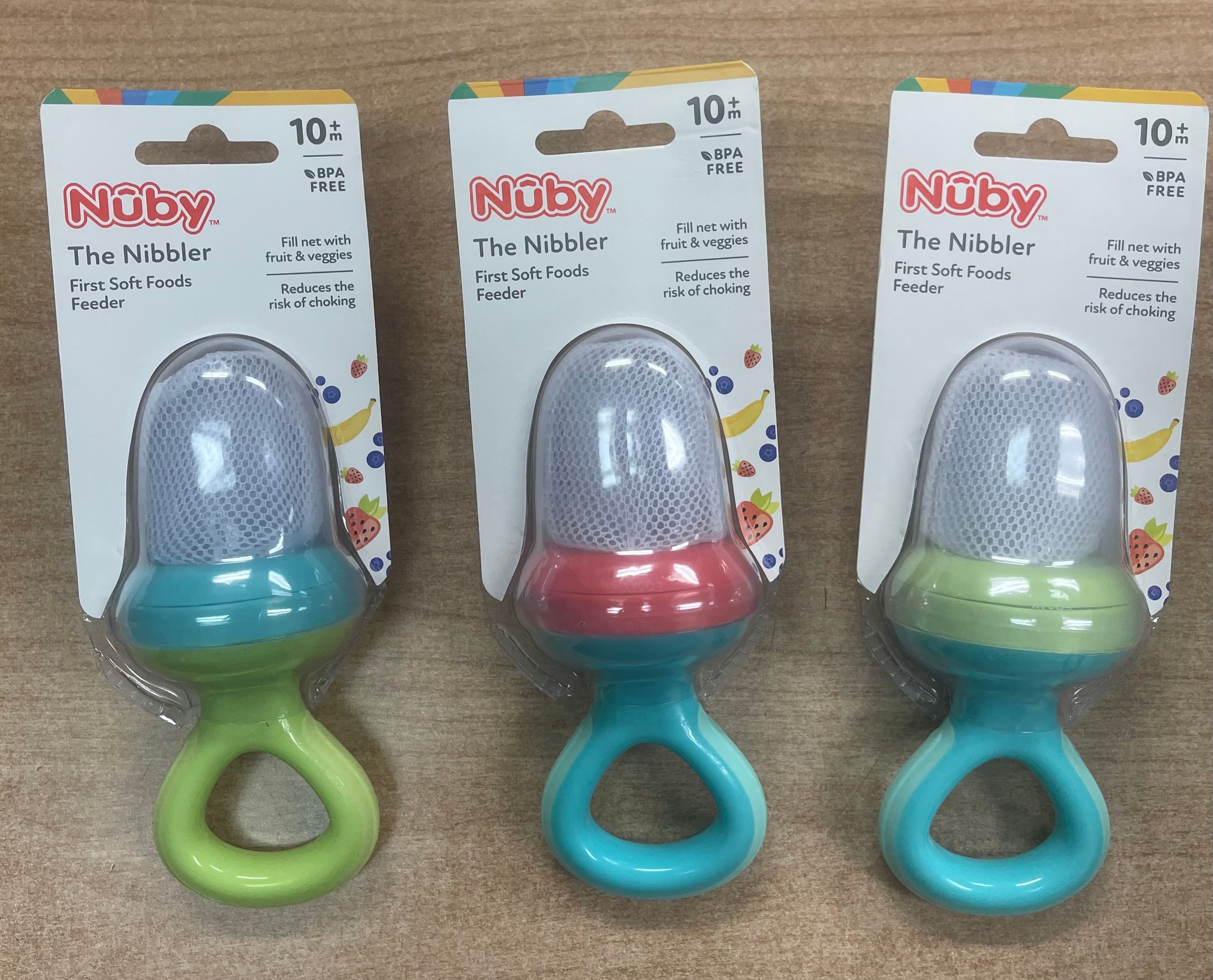 Nuby The Nibbler First Soft Foods Feeder 10+m – idealbaby
