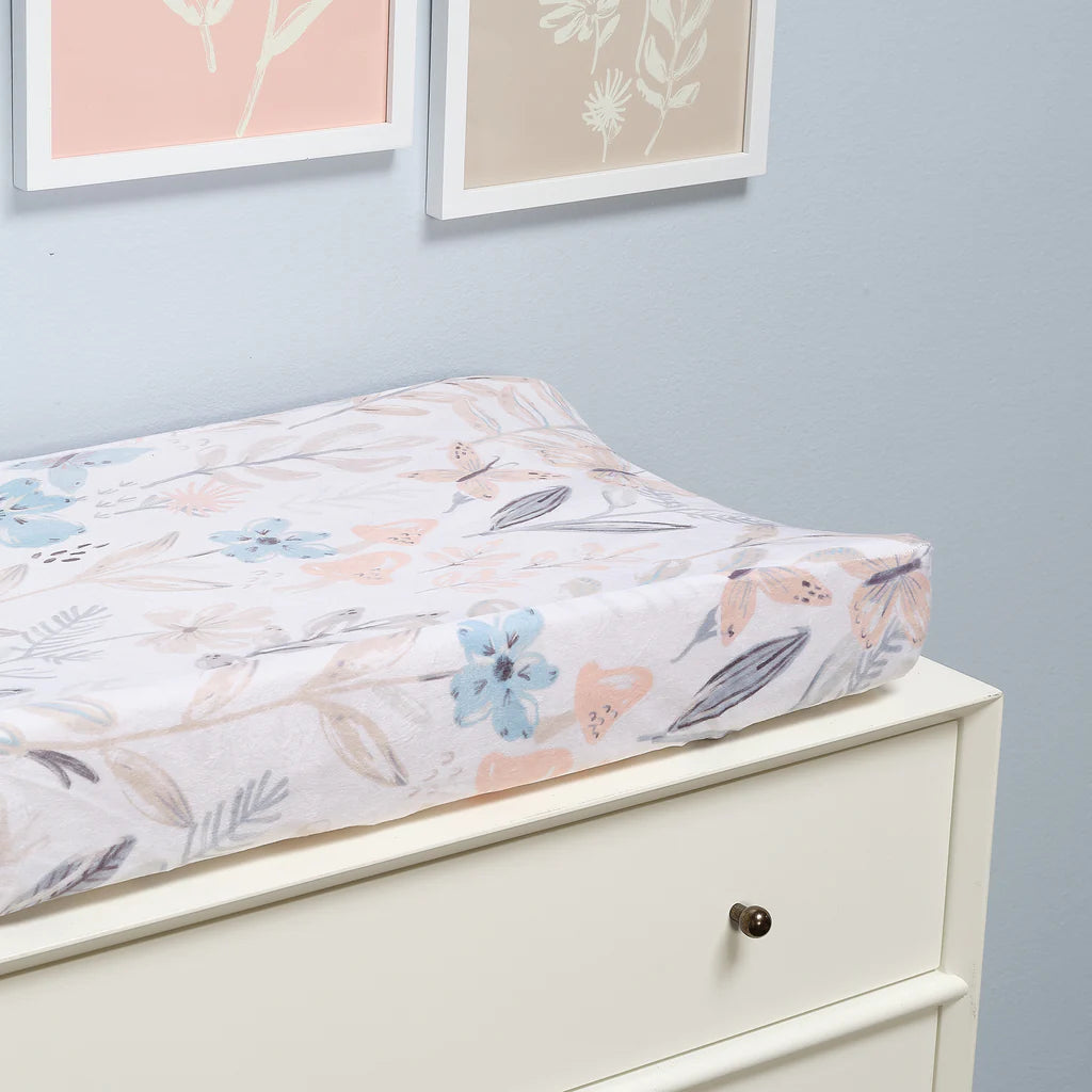 Funda para cambiador Baby Blooms de Lambs & Ivy