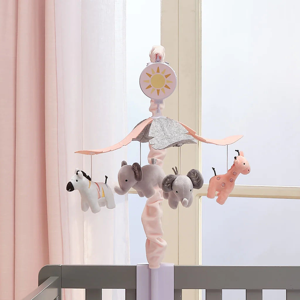 Móvel Musical Lambs & Ivy Jazzy Jungle Crib