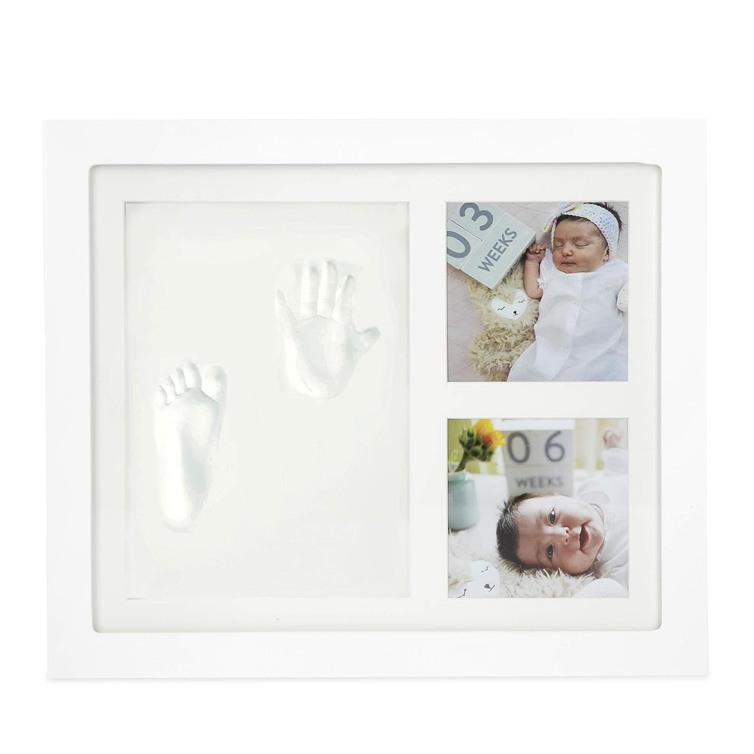 Nuby Baby Hand & Footprint Keepsake Frame Kit 03 Years idealbaby