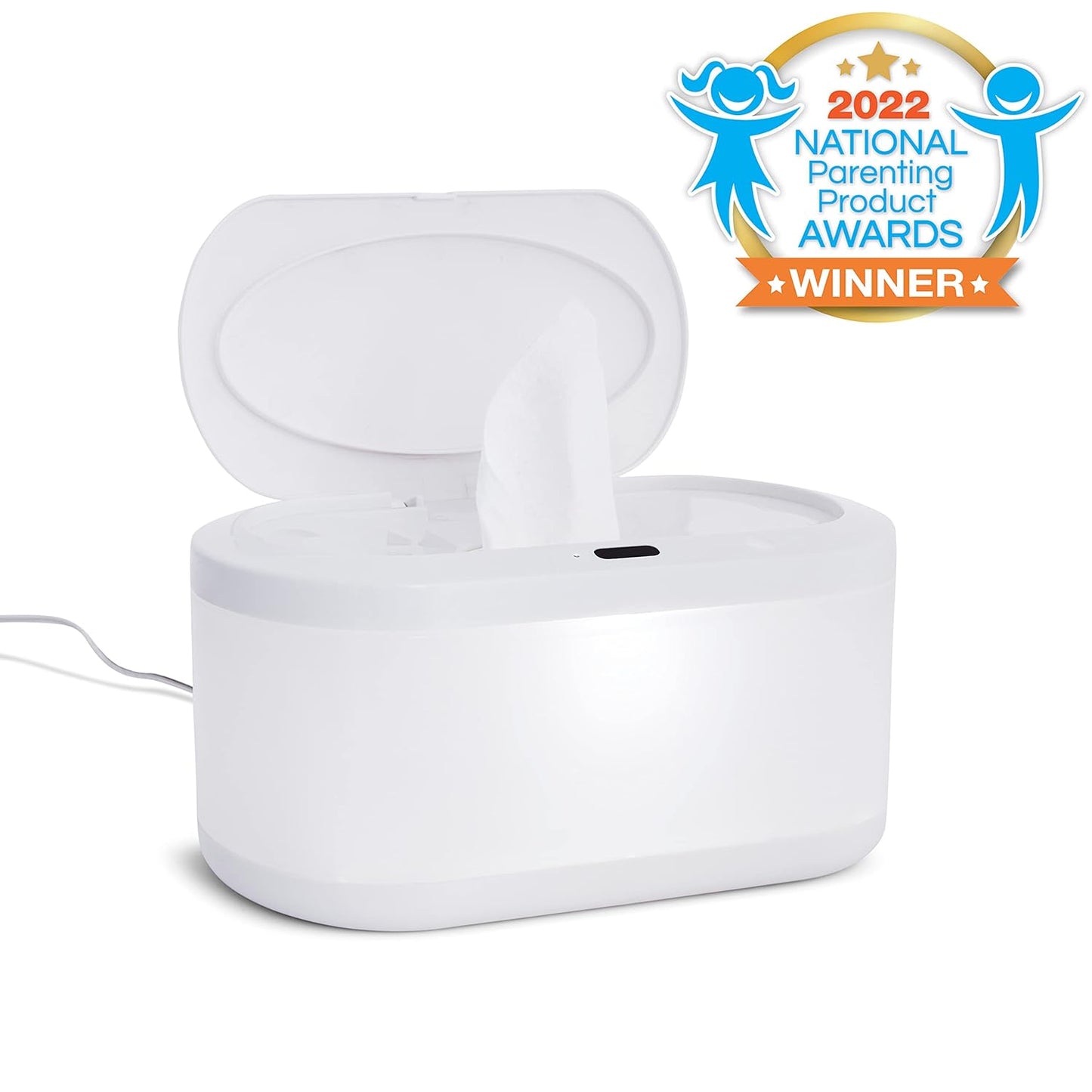 Munchkin Touch Free Baby Wipe Warmer with Nightlight & Motion Sensor