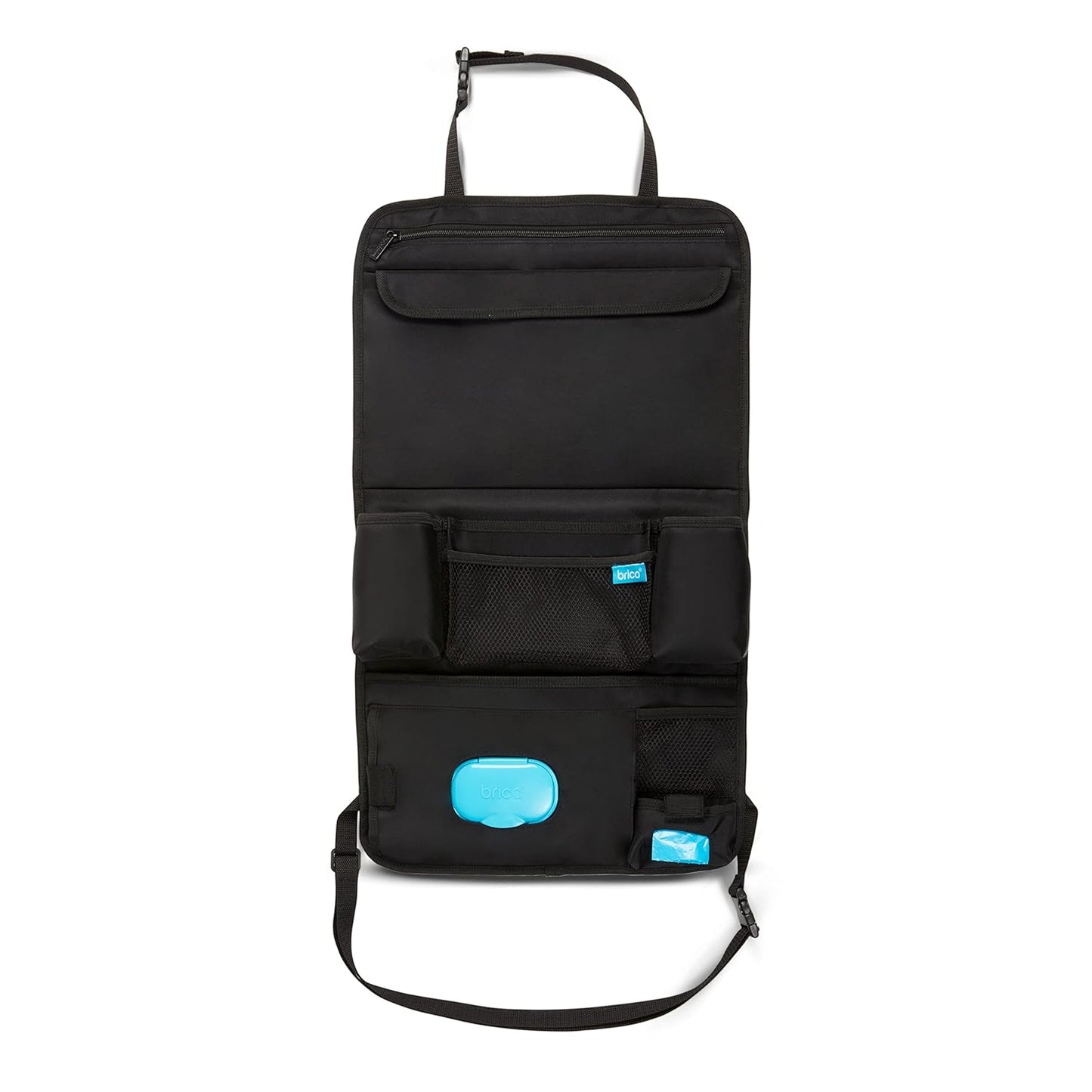 Brica® Car Backseat Organizer™ with Tablet Holder and Wipes Case