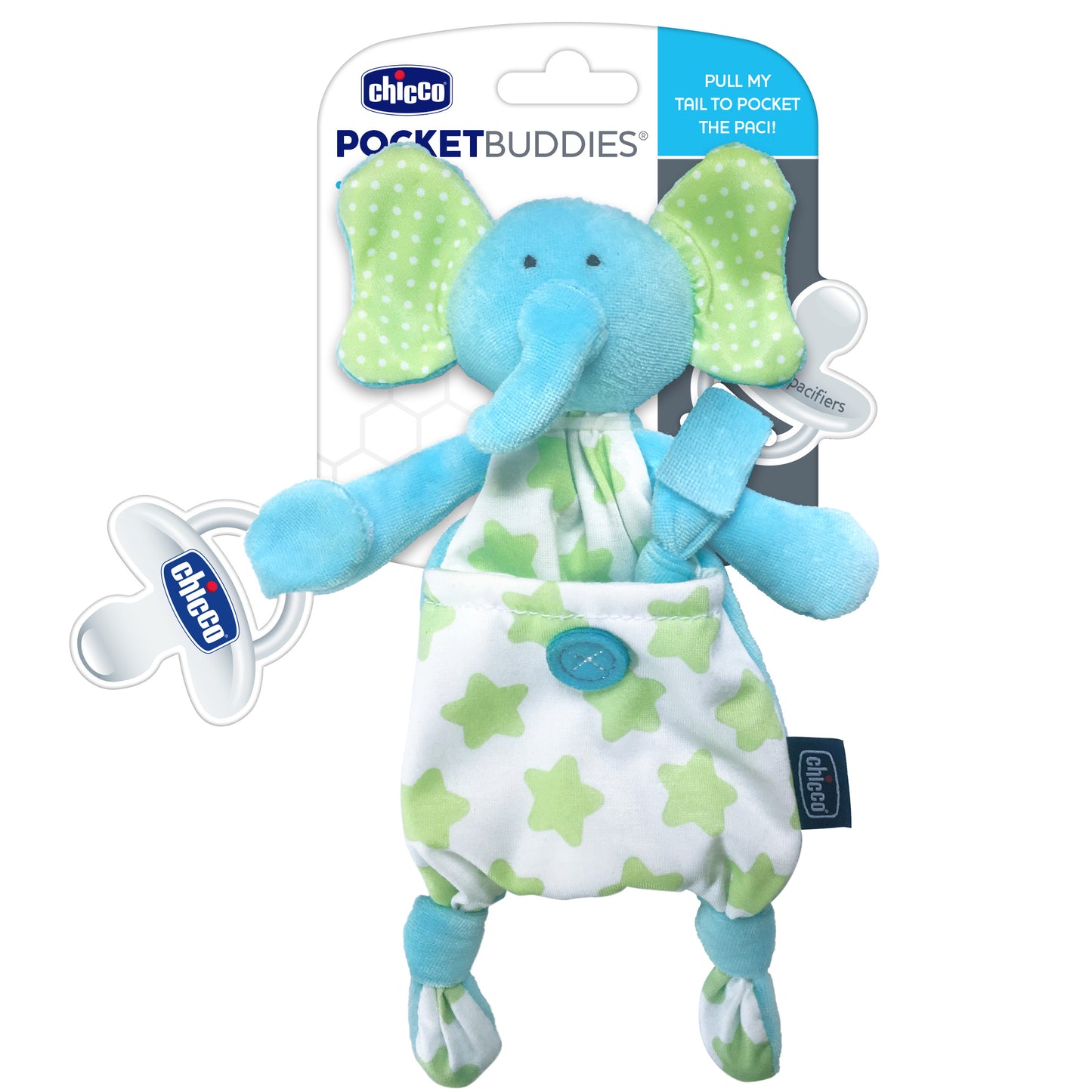 Chicco Chupeta Macia Pocket Buddies Lovey