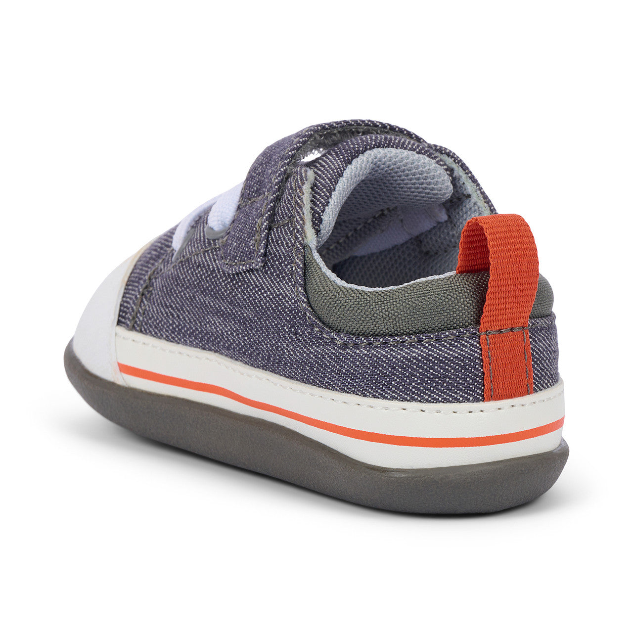 See Run Stevie Mini (First Walker) Gray Denim