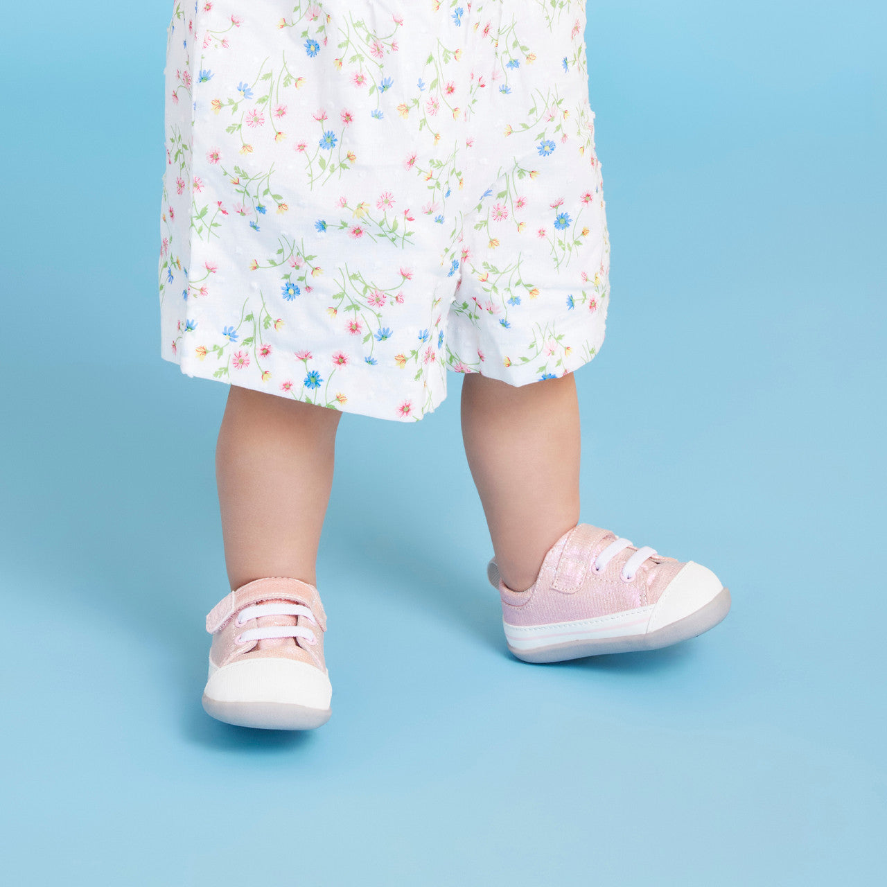 See Run Stevie Mini (First Walker) Pink Metallic