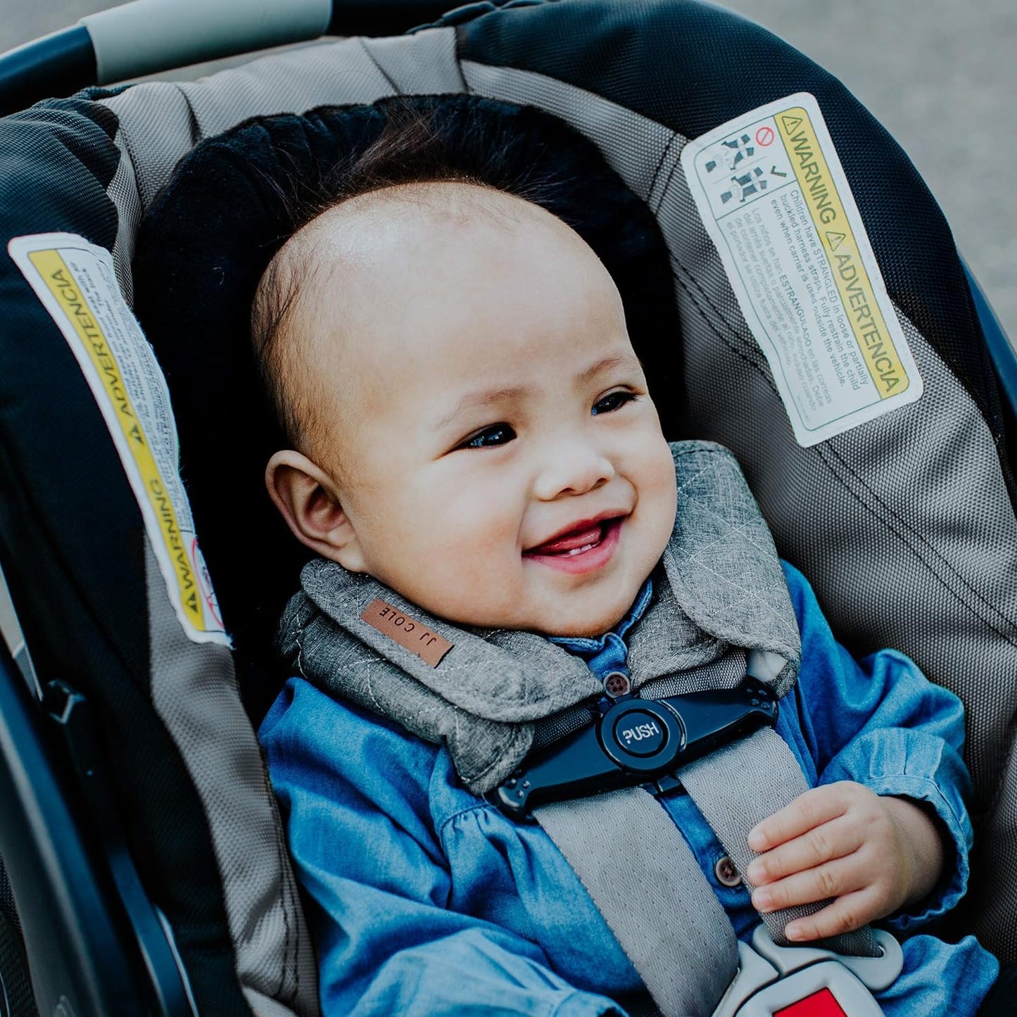 Capas de cinto de segurança reversíveis JJ Cole