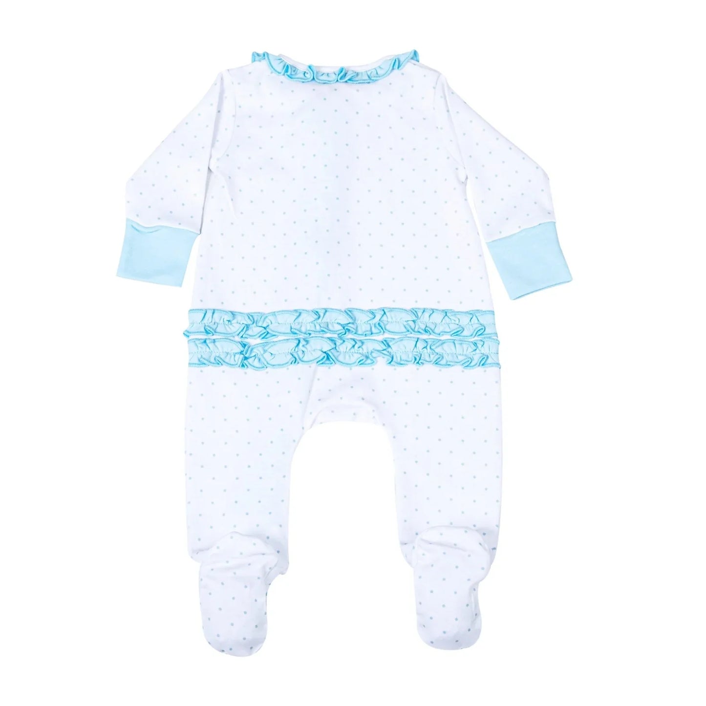 Magnolia Adele's Ruffle Zip Footie