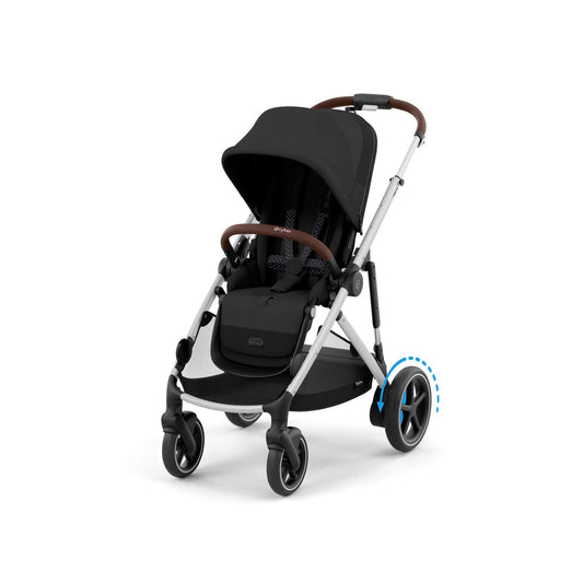 Cybex eGazelle S Electronic Assist Stroller Silver Frame