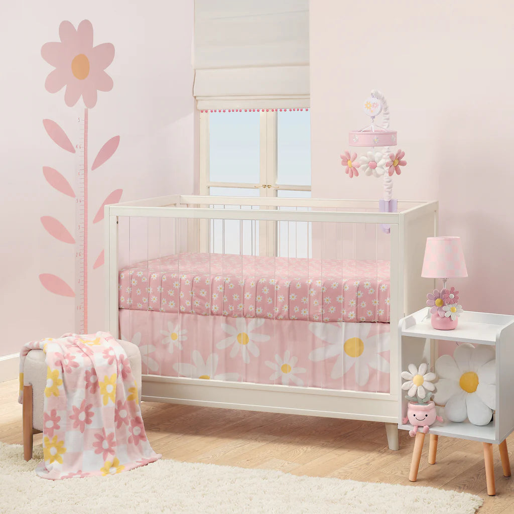 Lambs & Ivy Daisy Dreams Flower Growth Chart Wall Decal