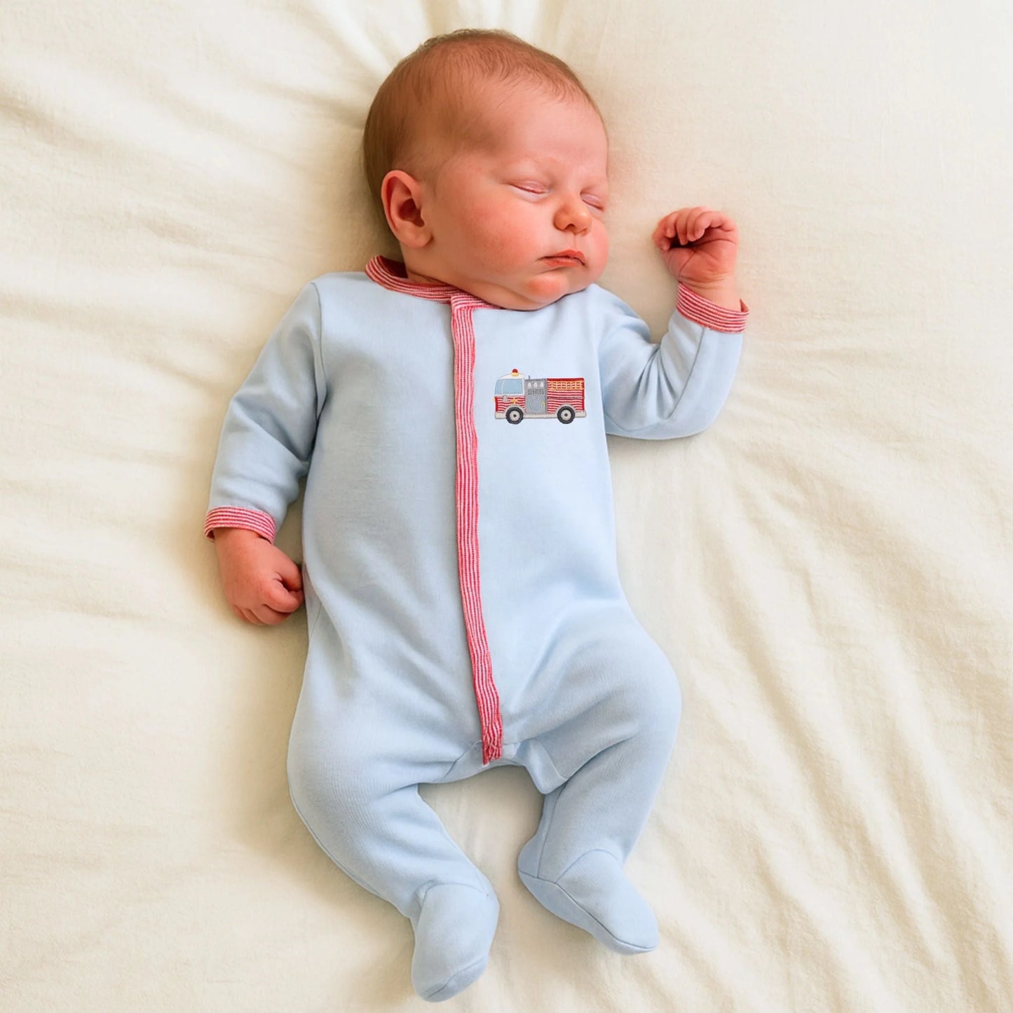 Magnolia Hero Brigade Applique Footie