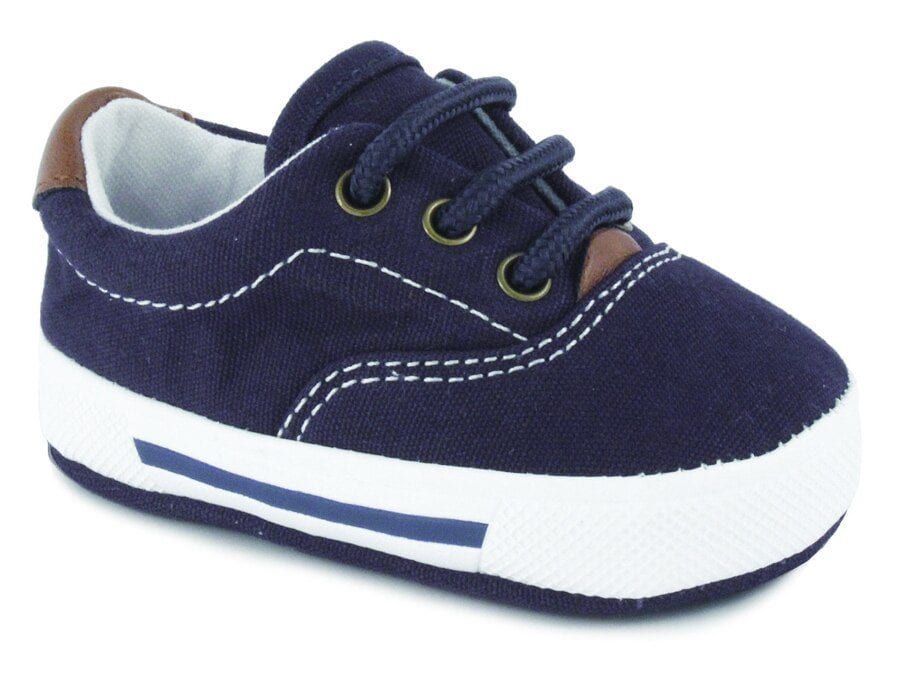 Trimfoot Baby Deer Tênis infantil de lona com cadarço