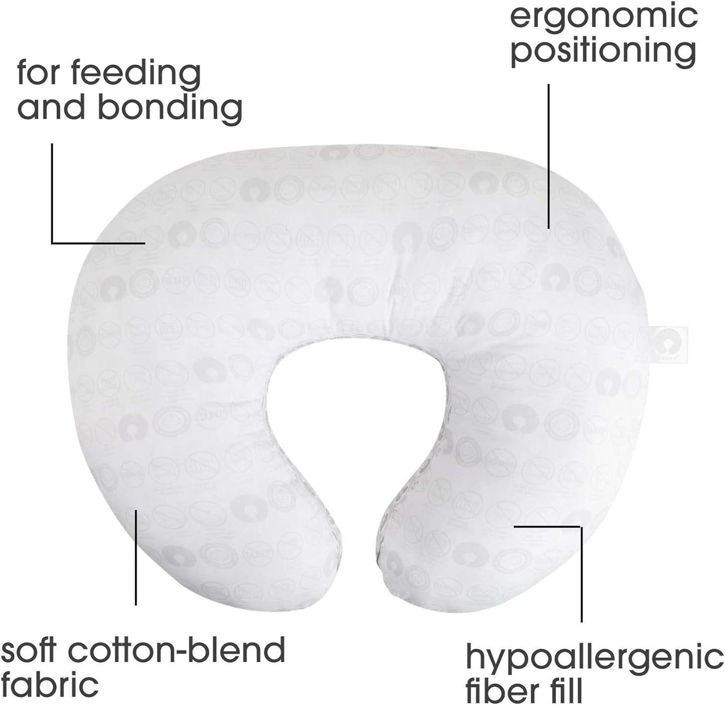 Boppy Nursing Pillow Bare Naked