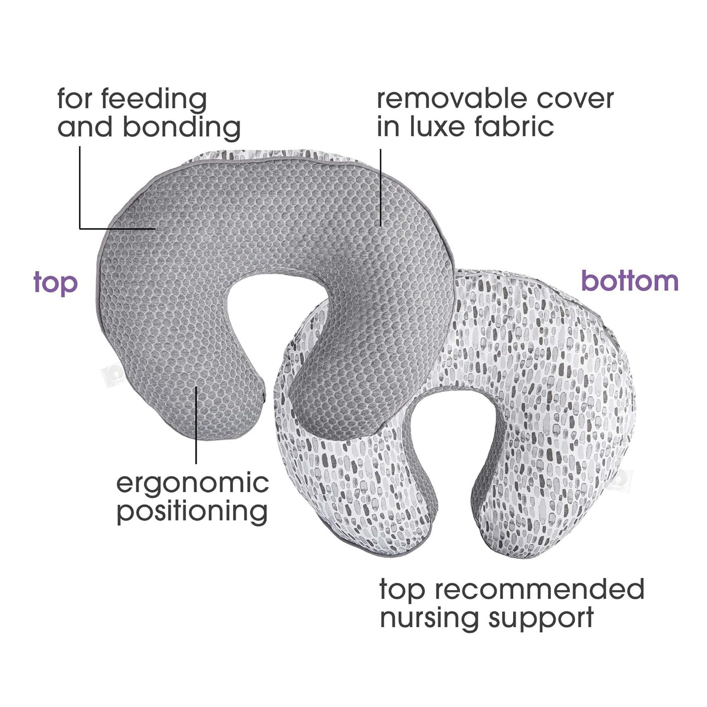 Boppy Luxe Slipcover Nursing Pillow