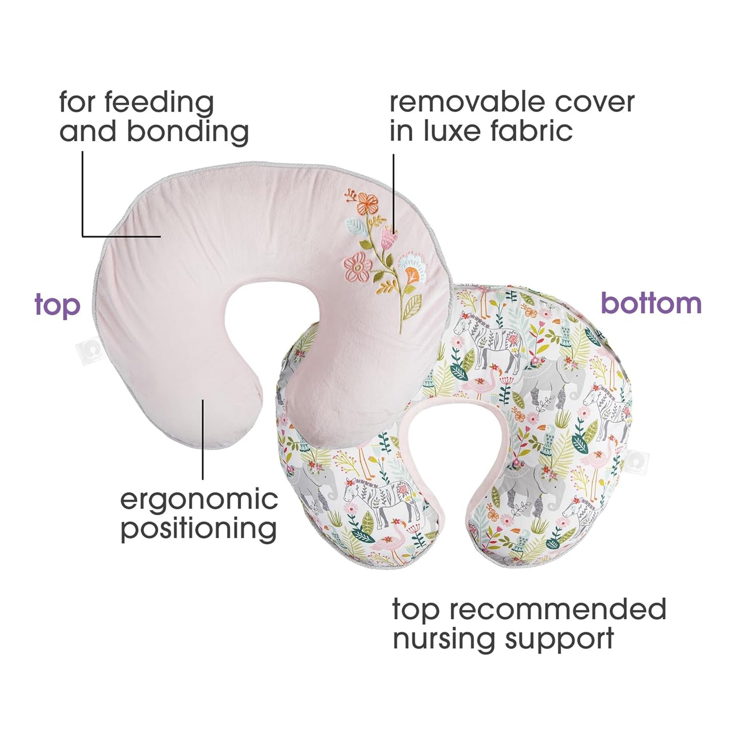 Boppy Luxe Slipcover Nursing Pillow