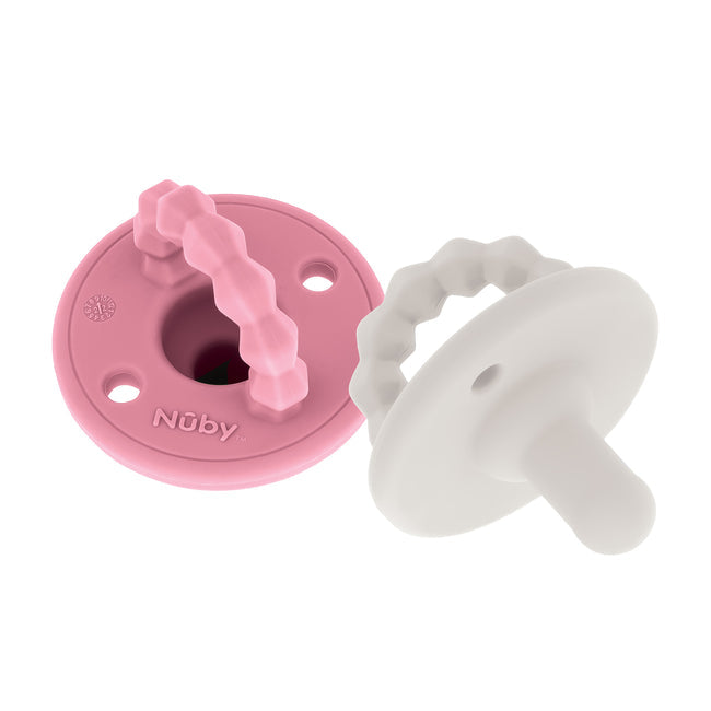 Chupeta Nuby 2-Pack Silicone Softess 0+m