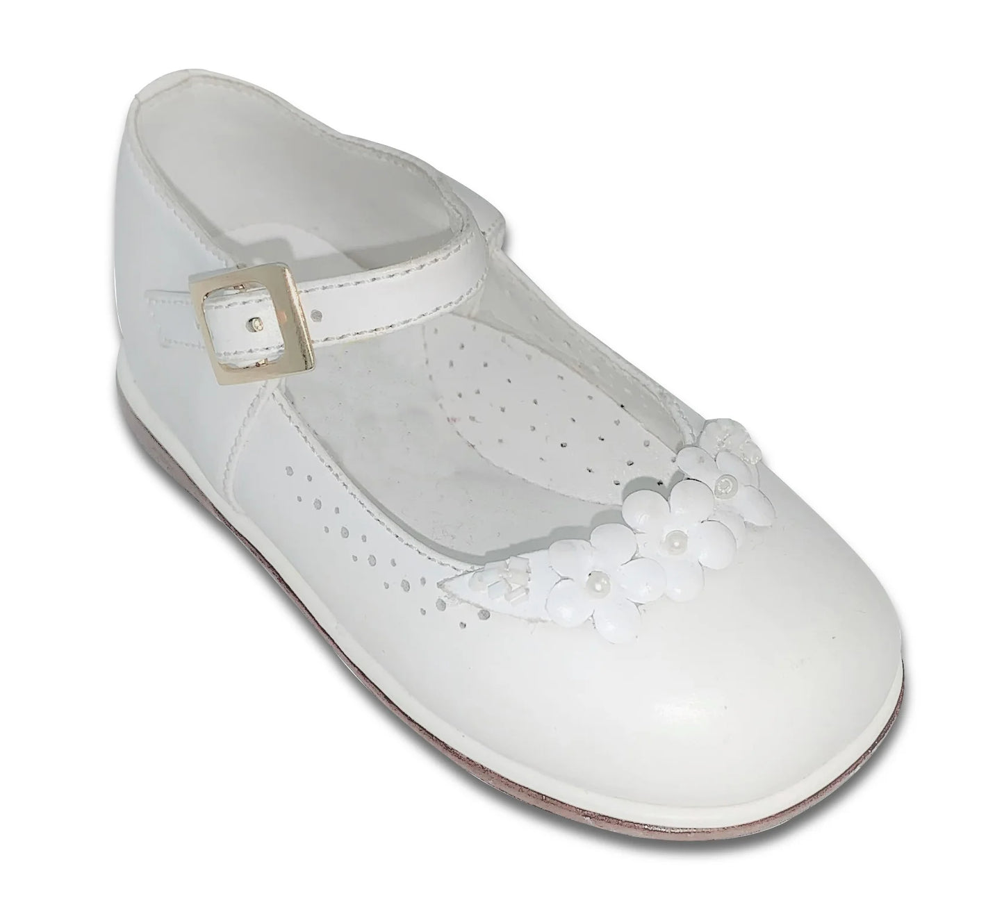 Karela Flower Shoes, White