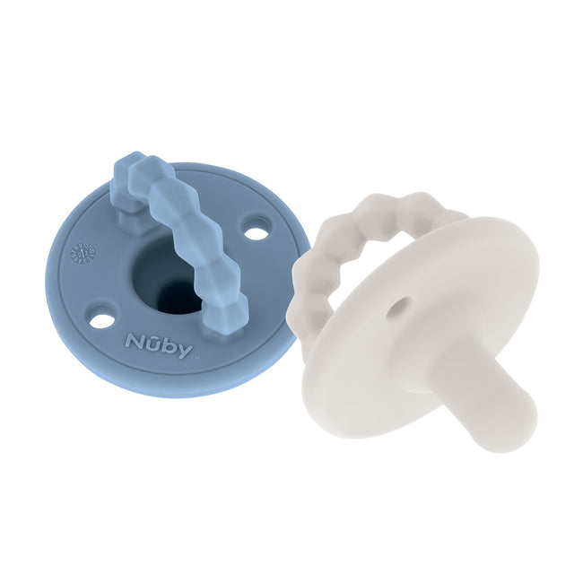 Chupeta Nuby 2-Pack Silicone Softess 0+m