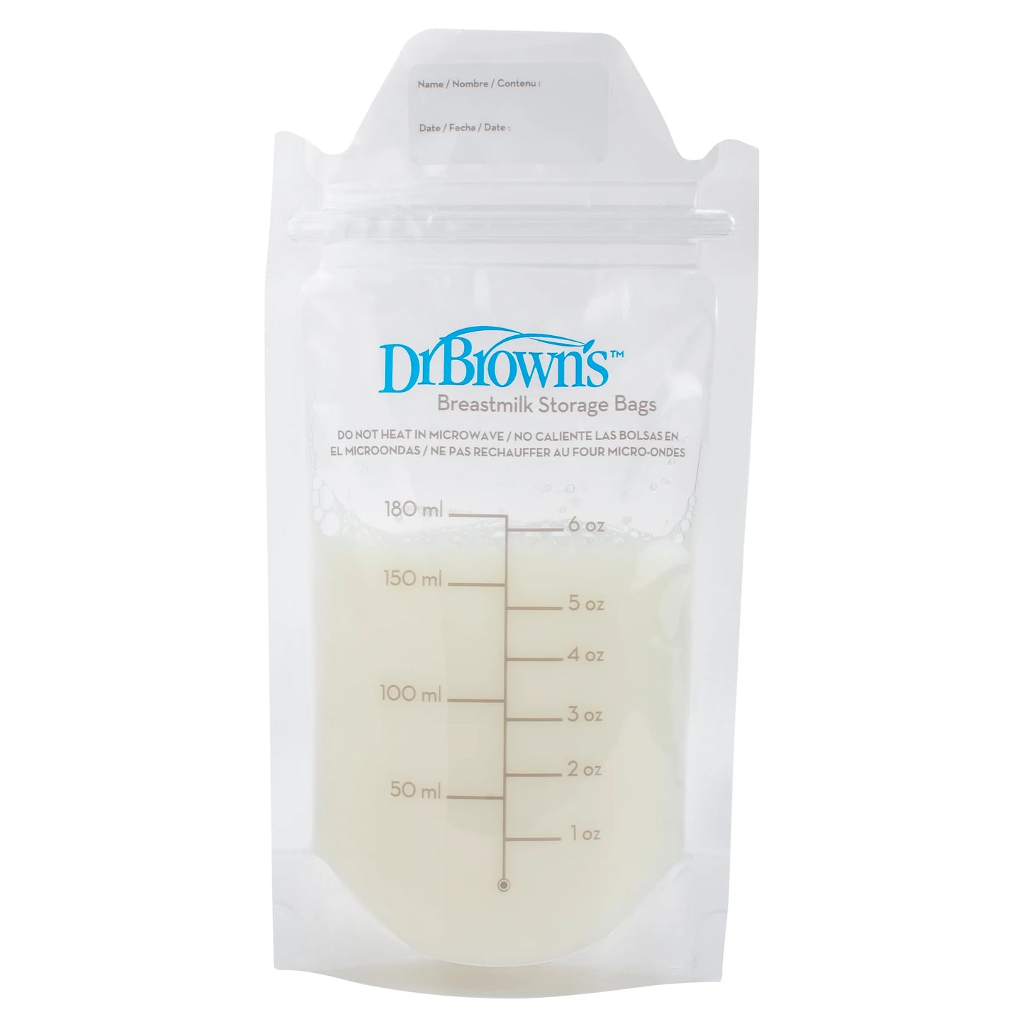 Dr. Brown's Breast Milk Storage Bag 100 Ct