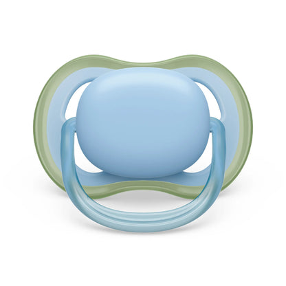 Avent Ultra Air Pacifier 0-6m, 2 Pack - Blue & Green