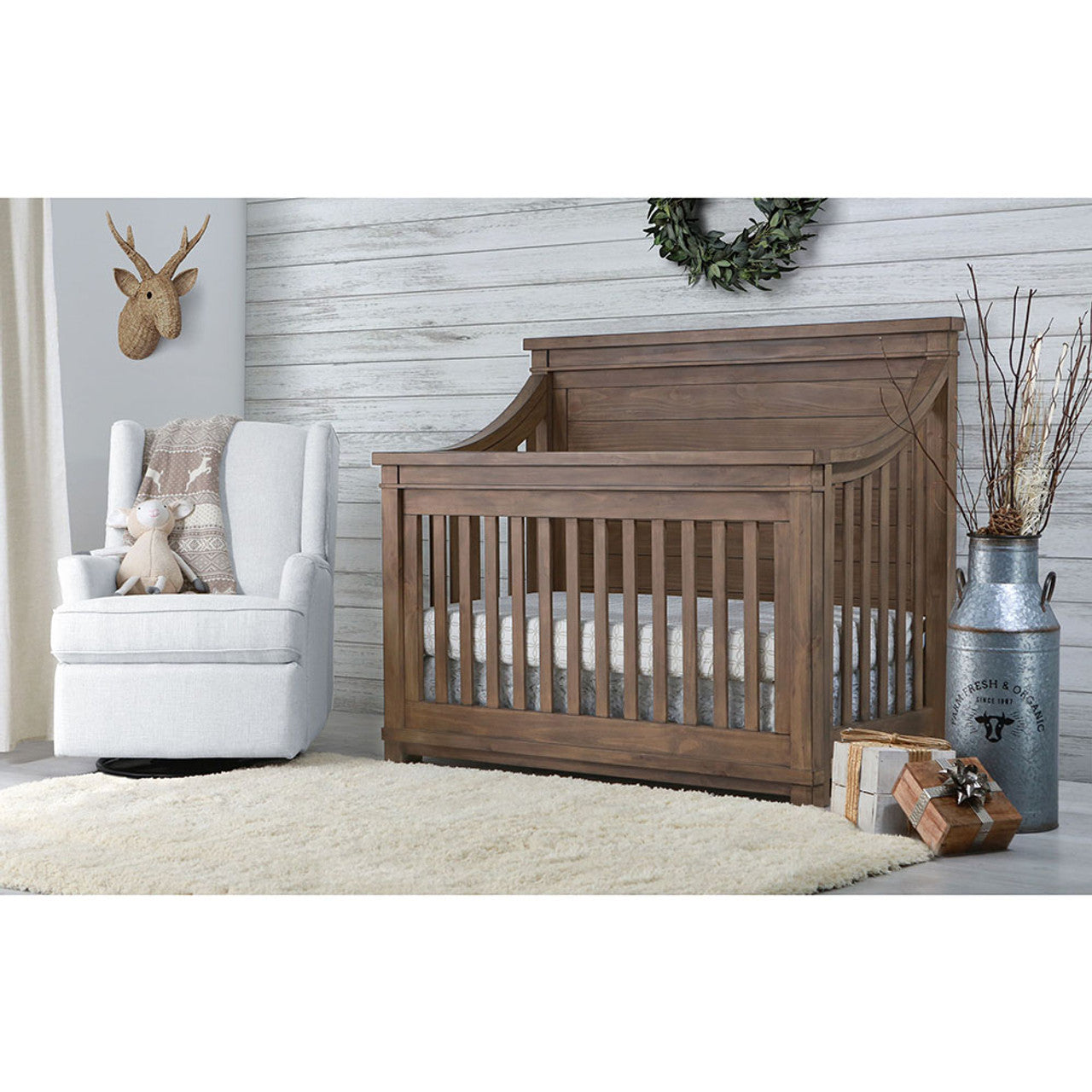 Appleseed Rowan Flat Top Crib