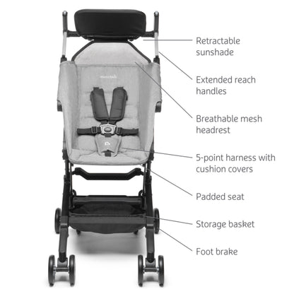 Munchkin Sparrow Ultra Compact Stroller Grey