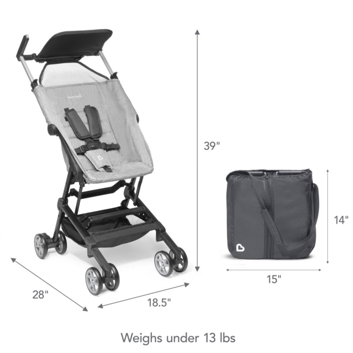 Carrinho Munchkin Sparrow Ultra Compacto Cinza