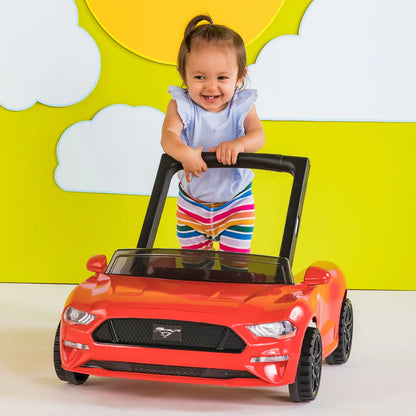 Bright Stars Ways to Play 4 in 1 Walker Ford Mustang, Red