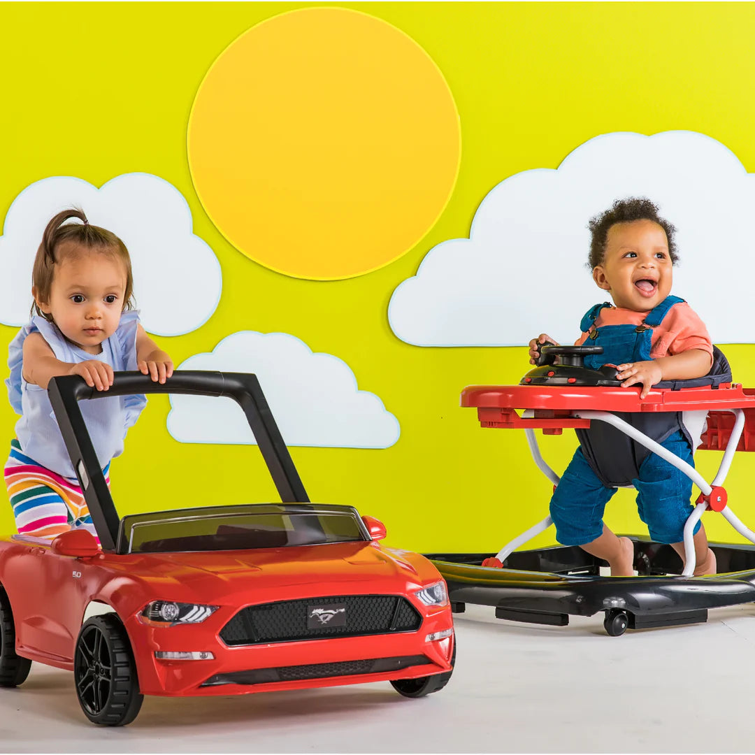 Bright Stars Ways to Play 4 in 1 Walker Ford Mustang, Red