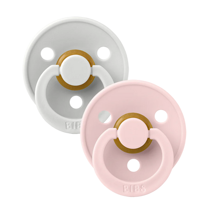 Bibs America Natural Rubber Latex Round 2 Pack Pacifier Stage 2